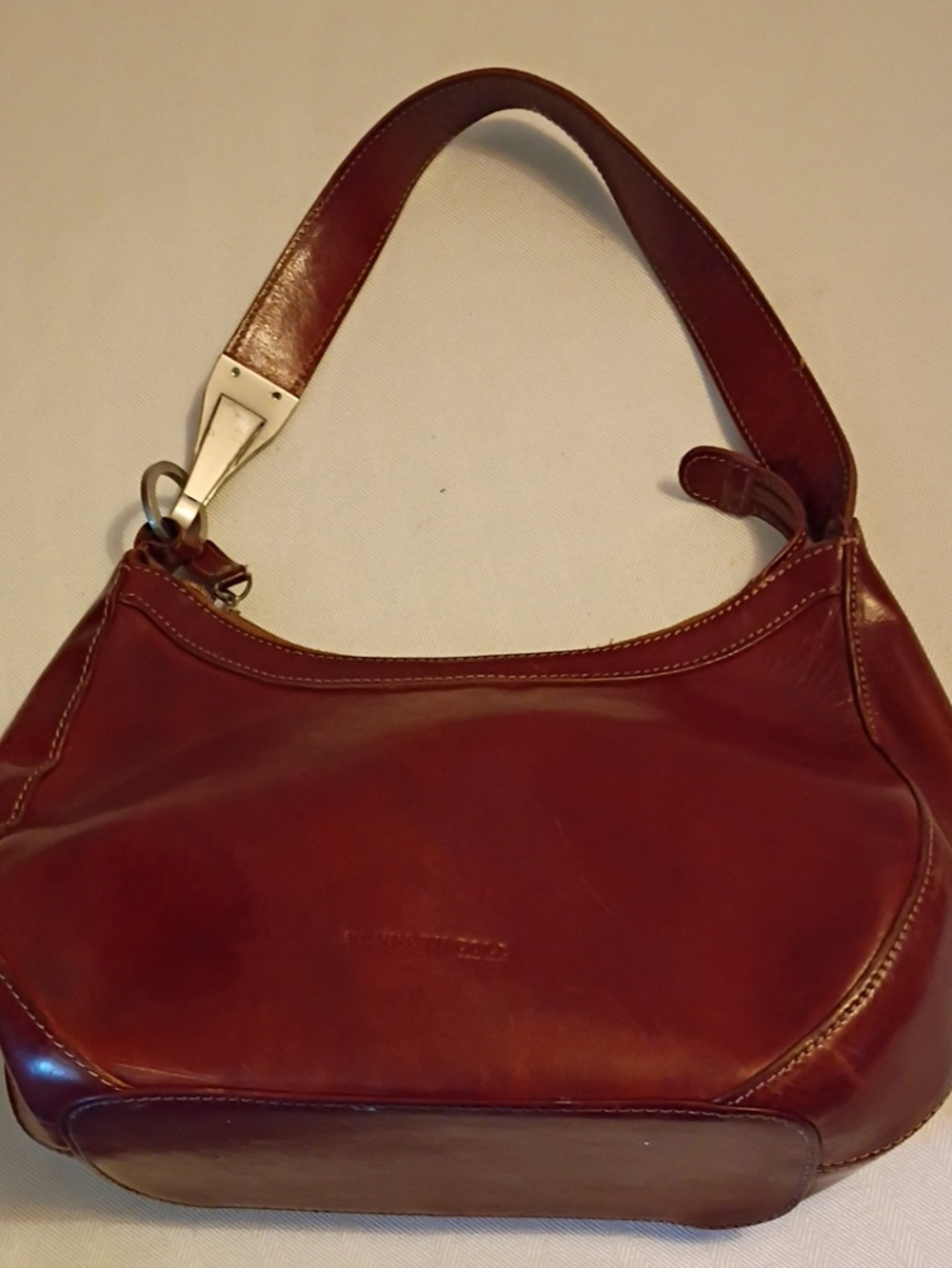 Vtg Kenneth Cole Leather Hobo Bag - Picture 2 of 8